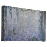 " Water Lilies, Morning " by Claude Monet Painting Print - Image 4