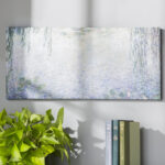 " Water Lilies, Morning " by Claude Monet Painting Print