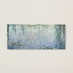 " Water Lilies, Morning " by Claude Monet Painting Print - Image 2