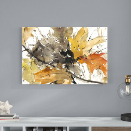 ” Watercolor Autumn Leaves II ” by Samuel Dixon - Chic Decora
