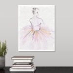 " Watercolor Ballerina II " by Jennifer Paxton Parker Painting Print - Image 6