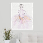 " Watercolor Ballerina II " by Jennifer Paxton Parker Painting Print - Image 2
