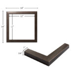 " Watercolor Beach Décor Shell & Starfish " 2 - Pieces - Image 3