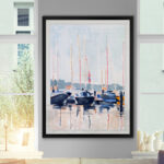 " Watercolor Boat Club II " by Emma Scarvey - Image 4