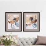 " Watercolor Poppy " 2 - Pieces - Image 4