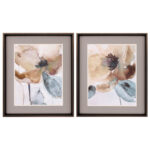 " Watercolor Poppy " 2 - Pieces - Image 5