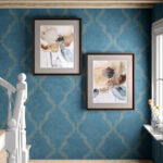 " Watercolor Poppy " 2 - Pieces