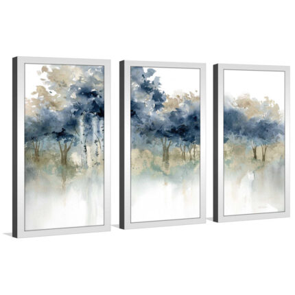 ” Waters Edge I ” by Carol Robinson 3 – Pieces - Chic Decora