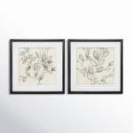 " Whispering Leaves " 2 - Pieces Painting Print