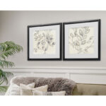 " Whispering Leaves " 2 - Pieces Painting Print - Image 2