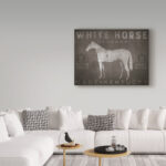 " White Horse With Words " by Ryan Fowler - Image 4