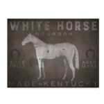 " White Horse With Words " by Ryan Fowler