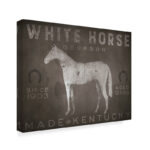 " White Horse With Words " by Ryan Fowler - Image 2