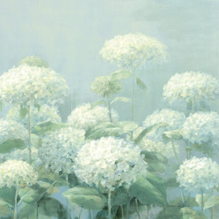 ” White Hydrangea Garden Sage Crop “ - Chic Decora