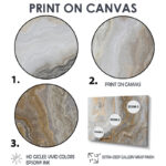 " White Marble With Curley Gray And Gold Veins " - Image 5