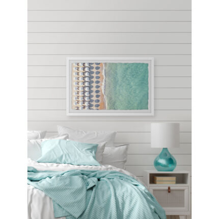 ” White Sun Umbrellas ” by Eyre Tarney - Chic Decora