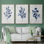 " Wild Indigo I " 3 - Pieces - Image 7