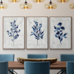 " Wild Indigo I " 3 - Pieces