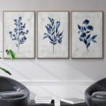 " Wild Indigo I " 3 - Pieces - Image 2