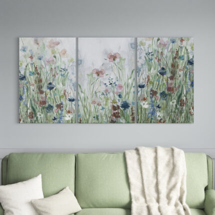 ” Wildflower Fields ” 3 – Pieces - Chic Decora