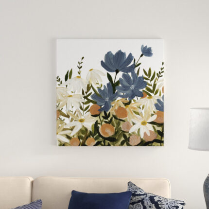 ” Wildflower Garden I ” by Emma Scarvey Painting Print - Chic Decora