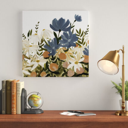 ” Wildflower Garden I ” by Emma Scarvey Painting Print - Chic Decora