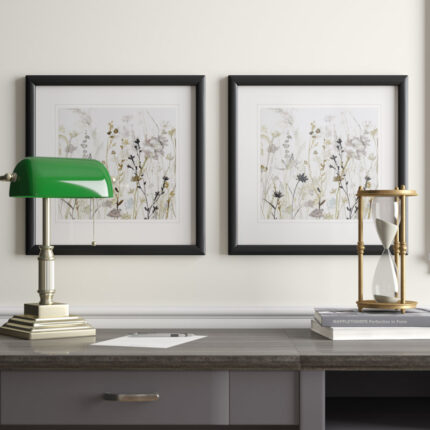 ” Wildflower Mist I ” 2 – Pieces - Chic Decora