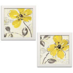 " Windy Yellow I And Windy Yellow II " by Pela Studio 2 - Pieces