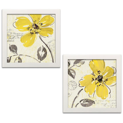 ” Windy Yellow I And Windy Yellow II ” by Pela Studio 2 – Pieces - Chic Decora