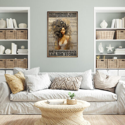 ” Woman I Am The Storm 4 “ - Chic Decora
