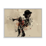 " Woman Playing Jazz Trumpet " - Image 7