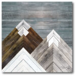 " Wood Inlay Mountains I " - Image 6