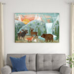 " Woodland Forest I " by Veronique Charron Painting Print