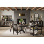 " World Map In Gold And Gray " by Elizabeth Medley 3 - Pieces - Image 6