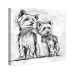 " Yorkie Animals " Painting Print - Image 5