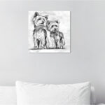 " Yorkie Animals " Painting Print