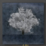 Absolutely One Framed in Blue/GrayBlue Gray White Tree Contemporary Modern' - Wrapped Canvas Graphic Art Print - Image 4