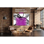 Abstract Poetry in Black and White 100' by Irena Orlov, Modern Abstract Gallery Canvas Wall Art - Image 7