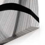 Abstract Poetry in Black and White 100' by Irena Orlov, Modern Abstract Gallery Canvas Wall Art - Image 3