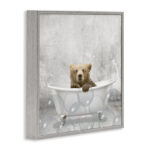 Baby Bear Bath Time Cute Animal' - Graphic Art Print - Image 7