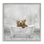 Baby Bear Bath Time Cute Animal' - Graphic Art Print - Image 8