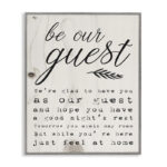Be Our Guest Poem Cursive' Graphic Art Print - Image 6