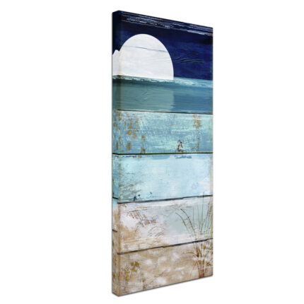 Beach Moonrise I’ Painting Print - Chic Decora