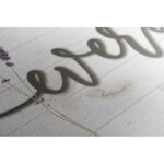 Everyday is a Gift' by Susie Boyer, Lavender Flowers with Inspirational Quote Canvas Textural Wall Art - Image 7