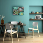 Floral Succulents v2 Crop' by Danhui Nai - Painting Print - Image 2