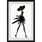 Little Black Dress II' - Picture Frame Graphic Art Print on Paper