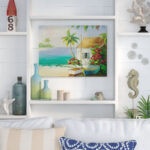 Merritt Island' Wrapped Canvas Print on Canvas