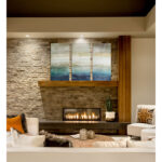 Mountain Lake' Multi-Piece Painting on Canvas - Image 5