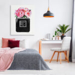 Perfume Bottle Flower Peony' Graphic Art Print - Image 3