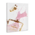 Perfume Bottle Splash' Graphic Art Print
